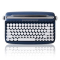 ACTTO B303 Wireless Keyboard, Retro Bluetooth Aesthetic Typewriter Style Keyboard with Integrated Stand for Multi-Device