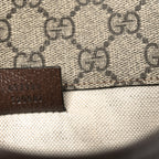 GG Supreme Monogram Neo Vintage Web Belt Bag Brown