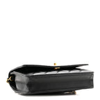 Lambskin Quilted CC Pearl Crush Wallet on Chain WOC Black