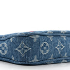 LV X TM Monogram Denim Cerises Pochette Accessories Blue