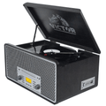 Monument 8-in-1 Wood Music Center with 3-Speed Turntable and Dual Bluetooth