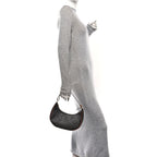 Triomphe Canvas Calfskin Ava Shoulder Bag Tan