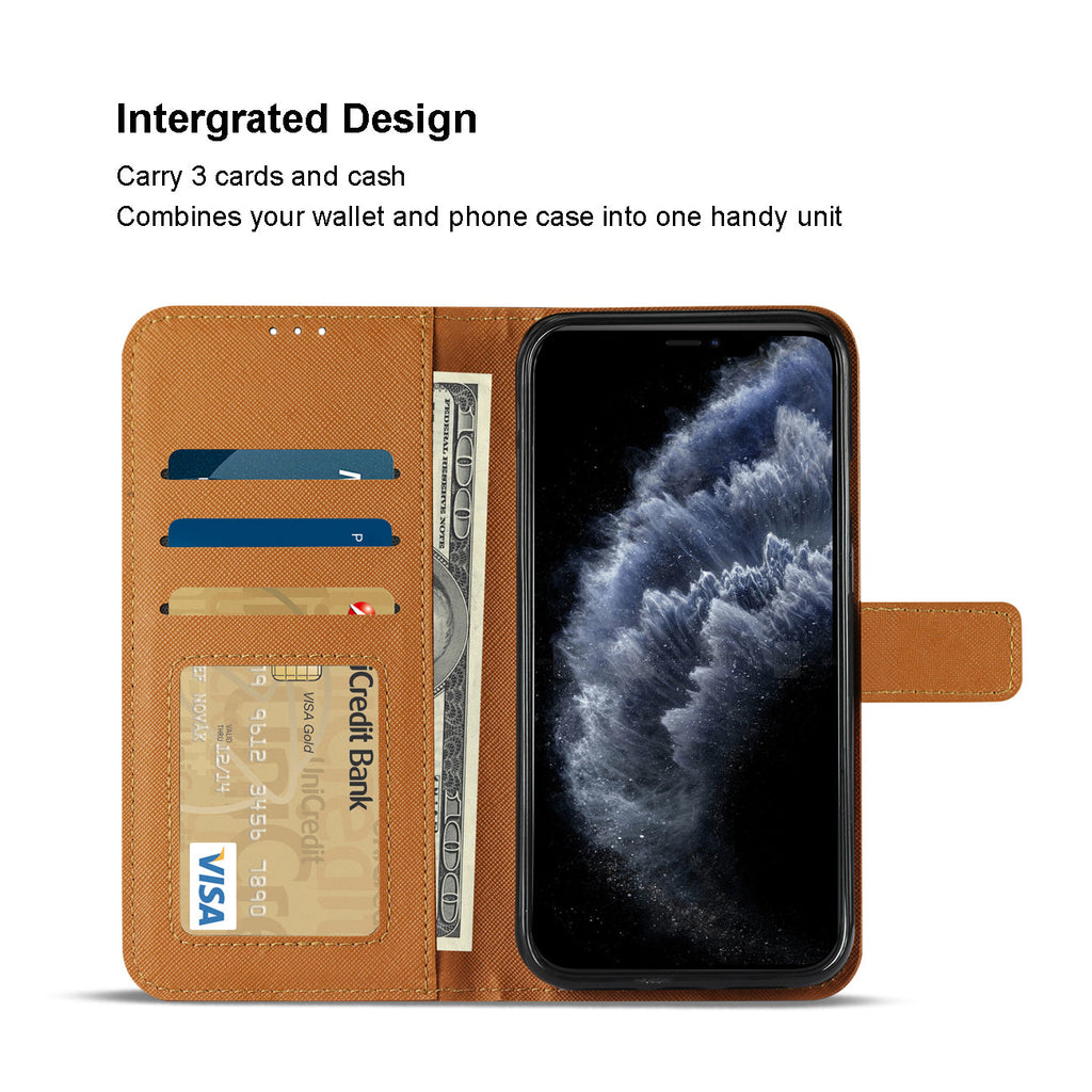 Reiko Apple Iphone 11 Pro 3-In-1 Wallet Case In Brown