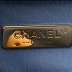 Sequin Quilted Medium Chanel 19 Flap Light Blue