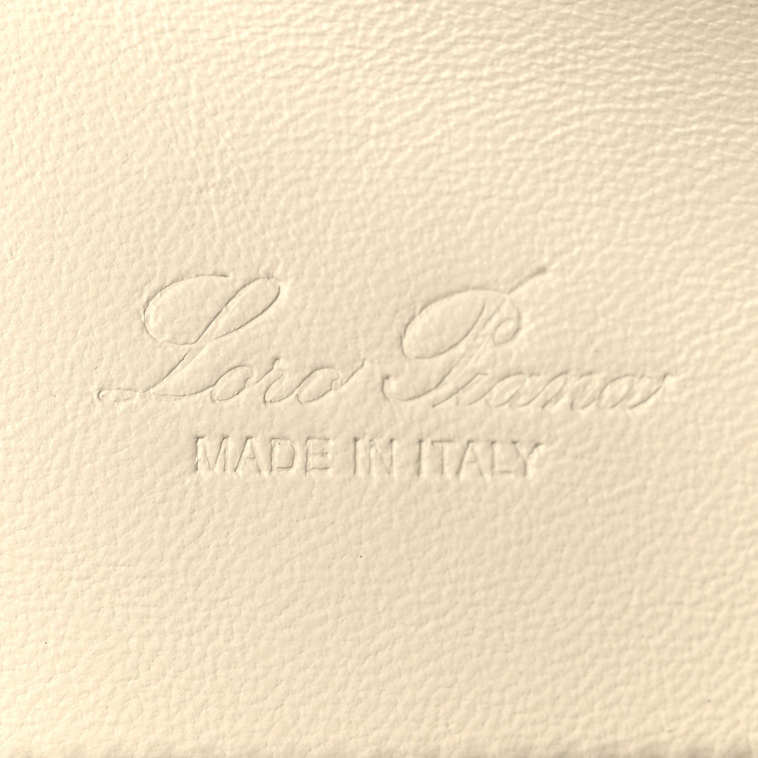 Grained Calfskin L19 Extra Pocket Pouch  Whisper White