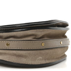 Calfskin Suede Small Nile Bracelet Bag Motty Grey