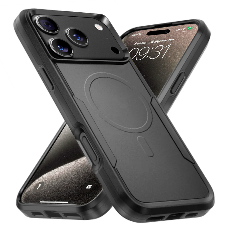 Entronix [Magnetic] Case Compatible with iPhone 17 Pro - Soft-Touch Dual-Layer Sleek Cover