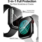 Entronix Case Compatible with iWatch Series 11, 42mm - Hard Cover w/ Built-In Screen Protector