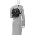 Caviar Quilted Mini Urban Spirit Backpack Black