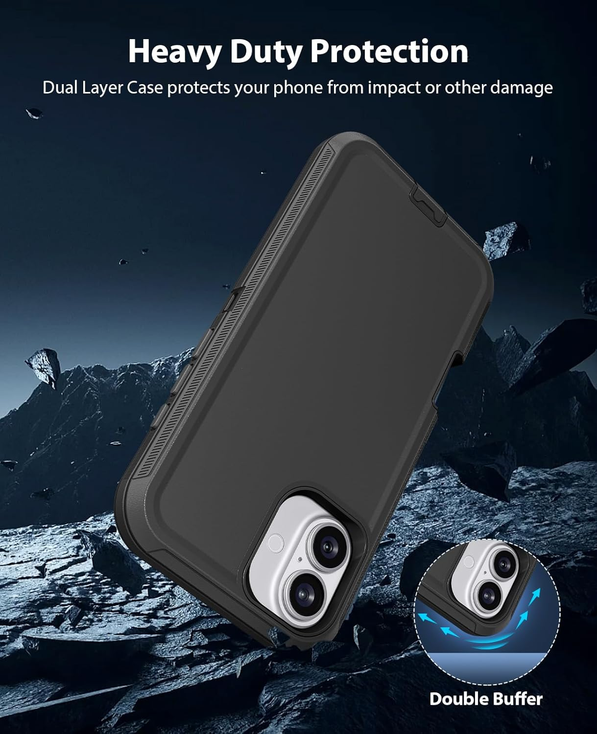 Entronix Case Compatible with iPhone 17 - Triple-Layer Heavy Duty Protection