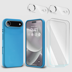 Entronix Bundle Compatible with iPhone 17 Air - Liquid Silicone Case, 2 Clear Screen Protectors & 2 Camera Lens Protectors