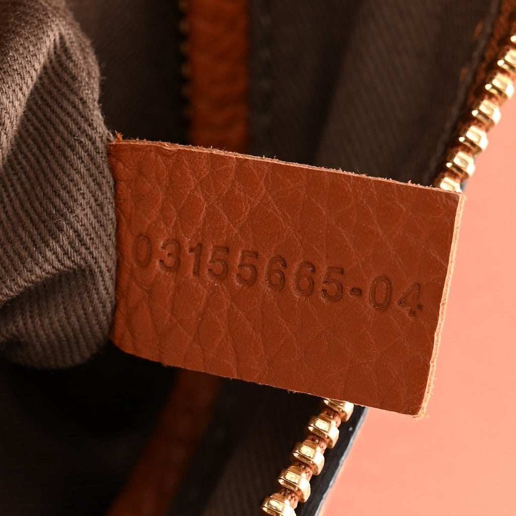 Calfskin Small Marcie Satchel Tan