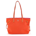 Tessuto Nylon Saffiano Tote Papaya Ibisco