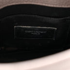 Grained Calfskin Baby Sac De Jour Fog