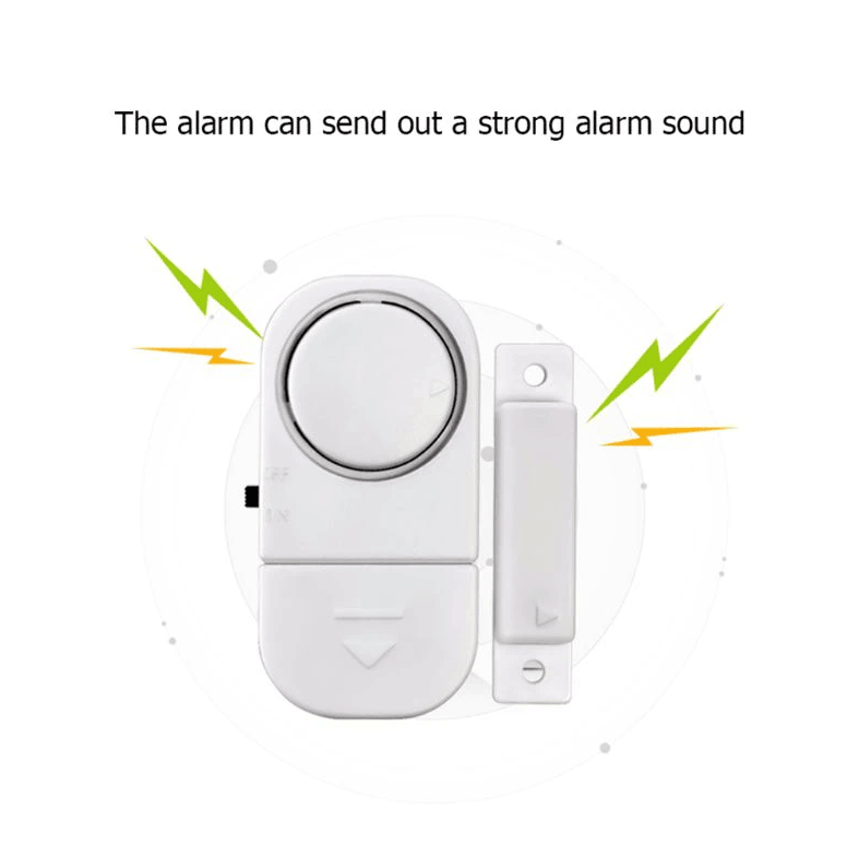 6 PCS WIRELESS Home Window Door Burglar Security ALARM System Magnetic Sensor