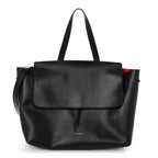 Calfskin Lady Bag Black Flamma