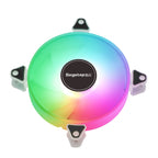 12 RGB Case Fan; 120mm Full Body RGB Color Changing Light Effect; Large 4 Pin Connector Can be Connected in Series; Desktop PC Main Case Cooling Fan