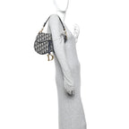Oblique Saddle Bag Blue