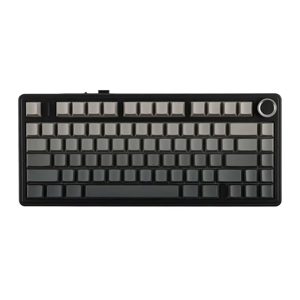 F75 Pro Wireless Mechanical Gaming Keyboard with Gasket Mount, RGB Lighting, Customized 75% Layout, and Side-Engraved PBT Keycaps - Leobog Reaper