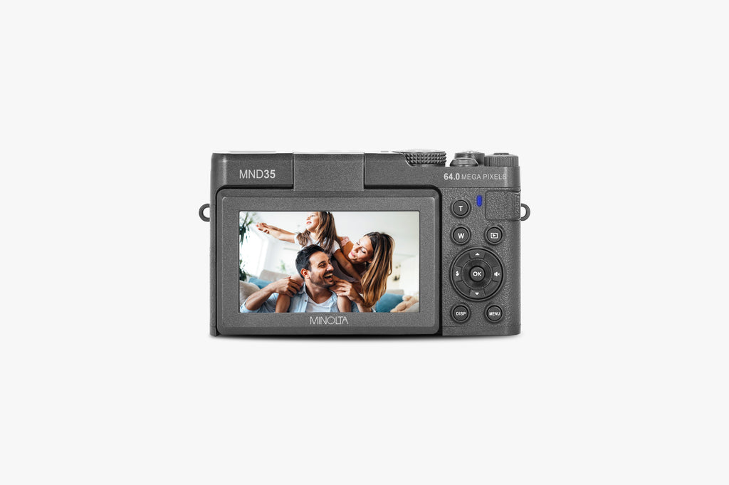 MINOLTA MND35 64 MP AF / 4K Ultra HD Camera w/WiFi (Black)