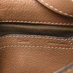 Calfskin Mini Marcie Round Crossbody Bag Nut