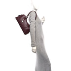 Eco Grainy Alter Mat Ryder Shoulder Bag Bordeaux