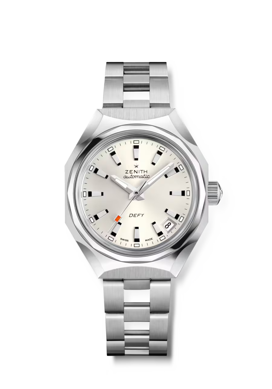 Defy Revival | 37mm, Stainless Steel, Silver Dial