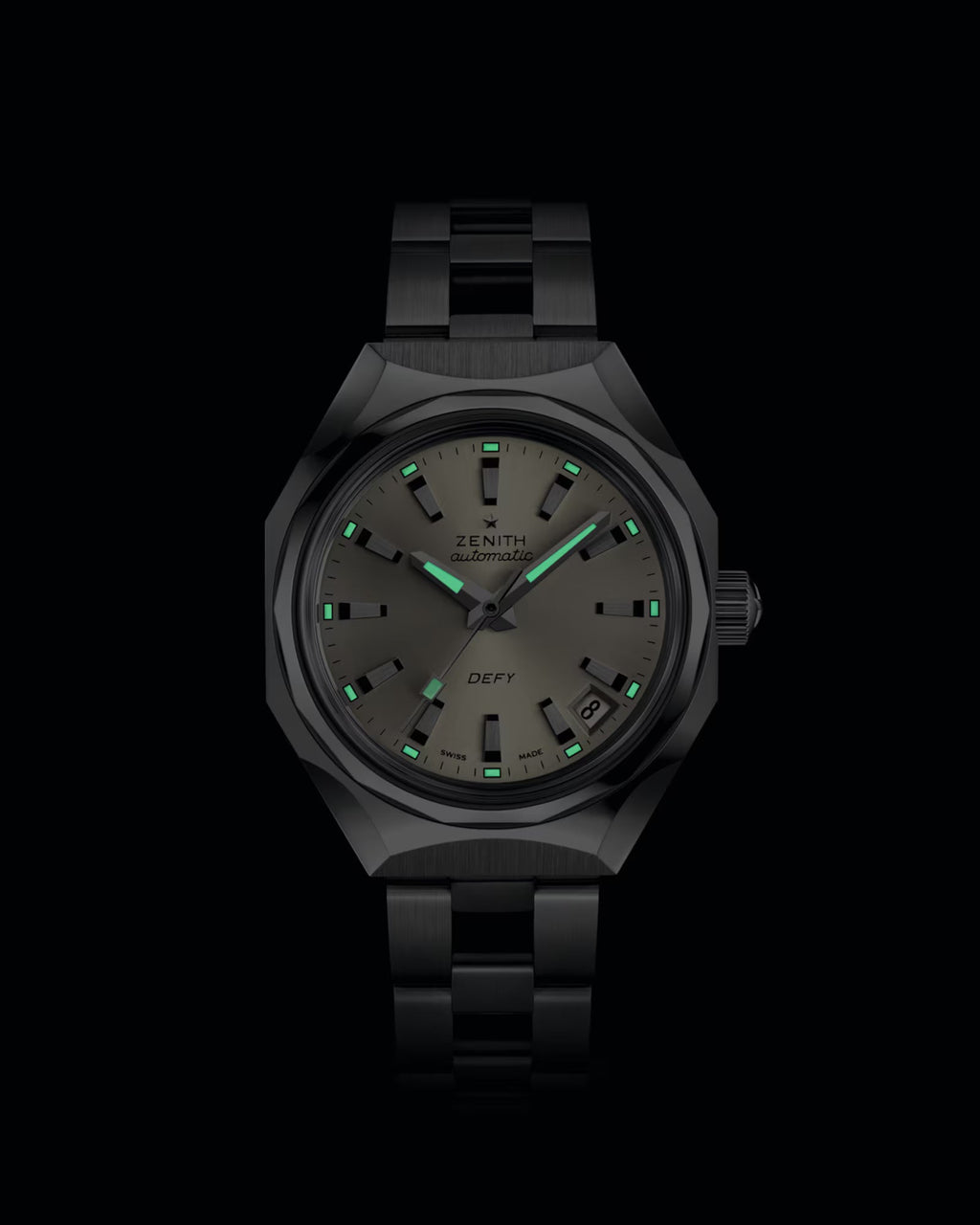Defy Revival | 37mm, Stainless Steel, Silver Dial