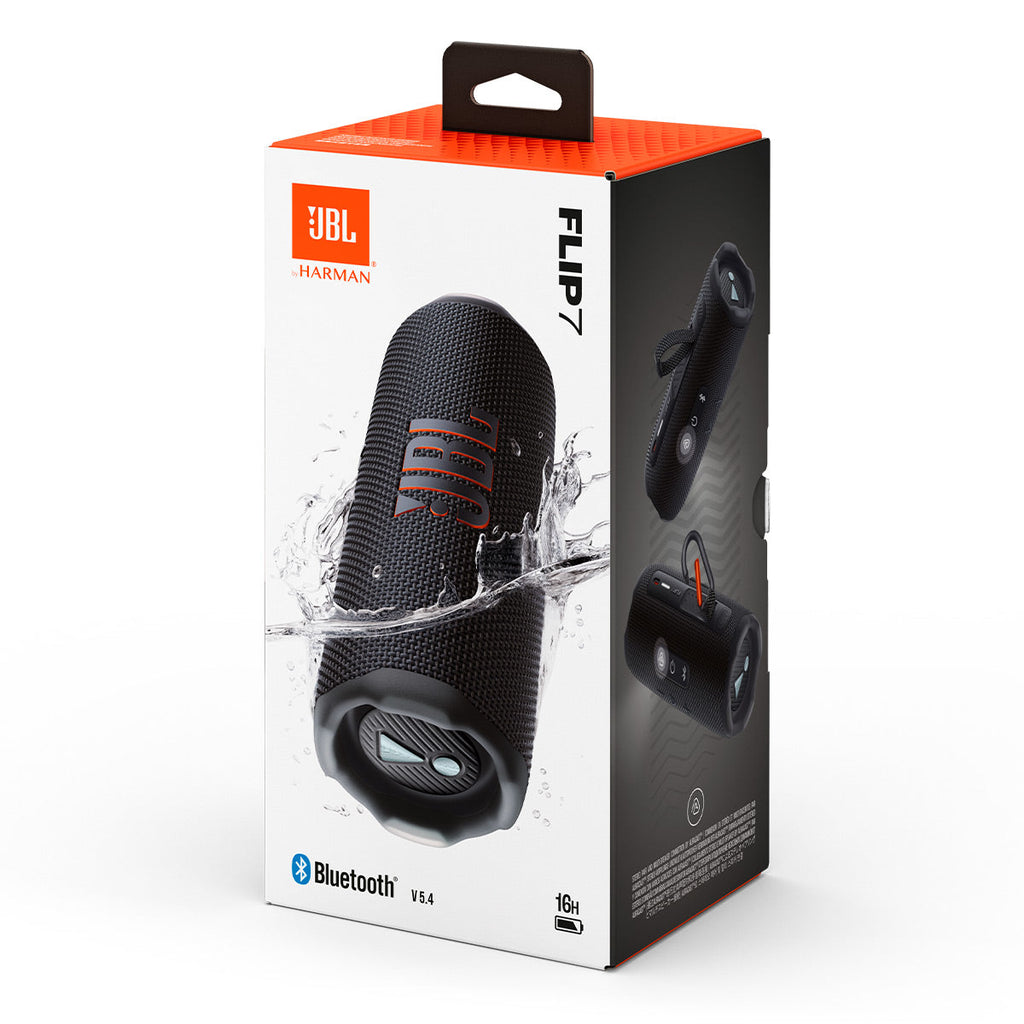 JBL Flip 7 Portable Bluetooth Speaker (Black)