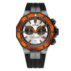 Edox Men's Watch Delfin The Original Chronograph Orange