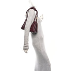Supple Calfskin Small Madrid Bag Dark Burgundy