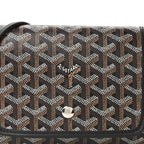 Goyardine Plumet Wallet Clutch Black