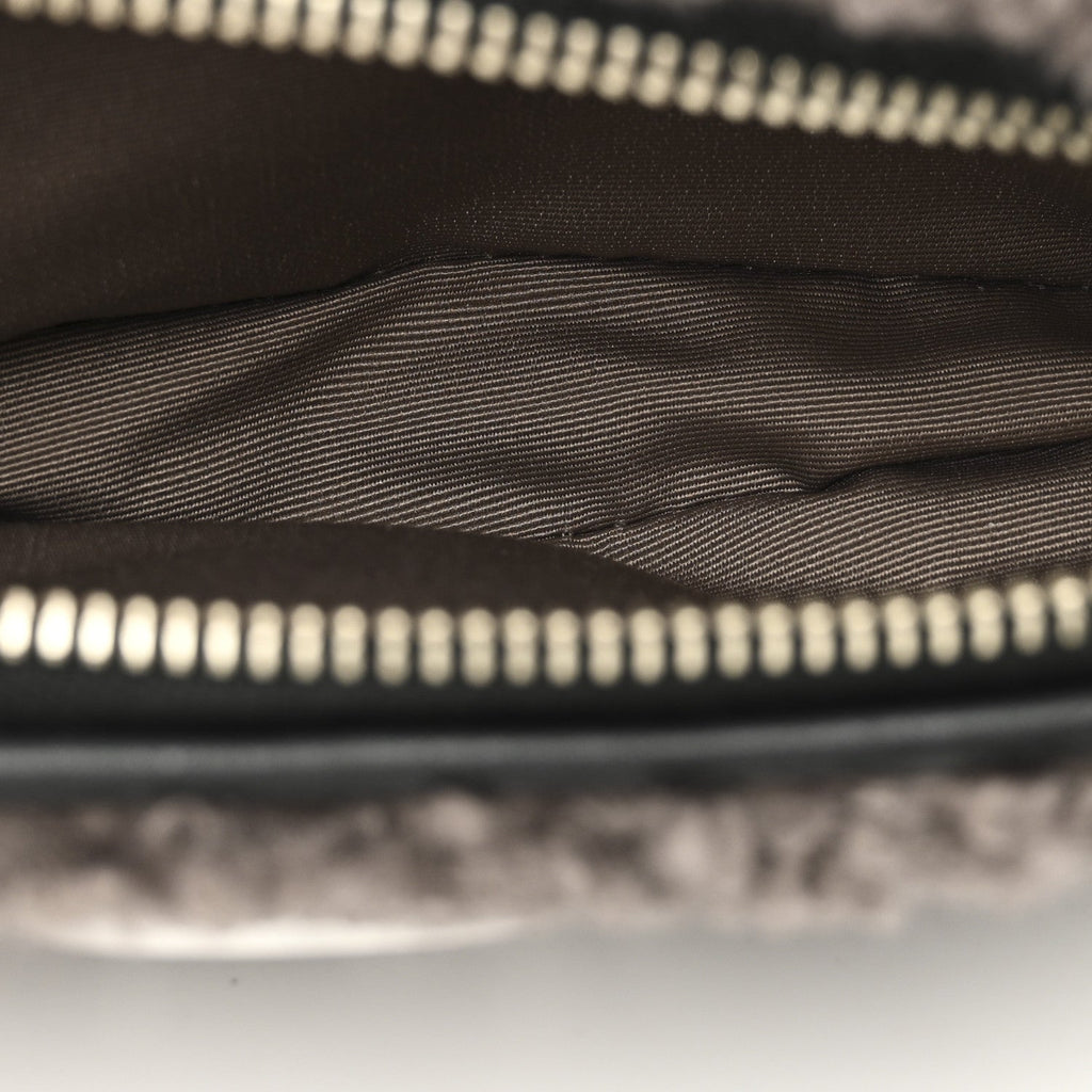 Shearling Snapshot The Teddy Camera Bag Grey