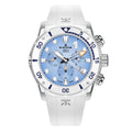 Edox CO-1 Chronograph Men's White Blue Watch