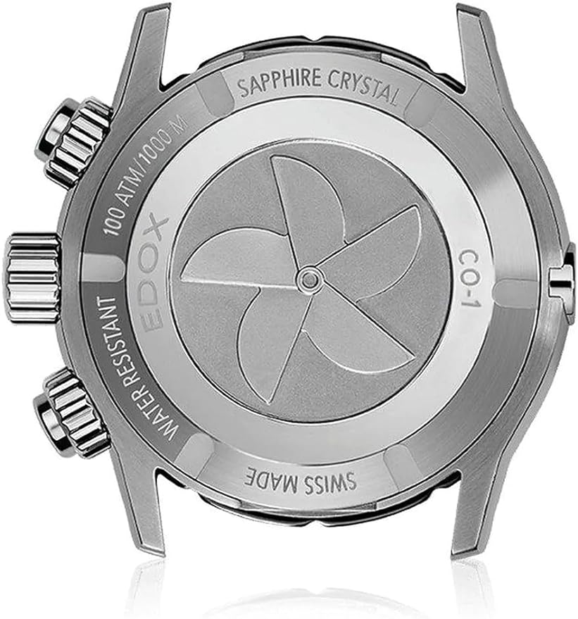 Edox CO-1 Chronograph Men's White Blue Watch