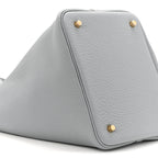 Taurillon Clemence Picotin Lock 22 MM Gris Pantin