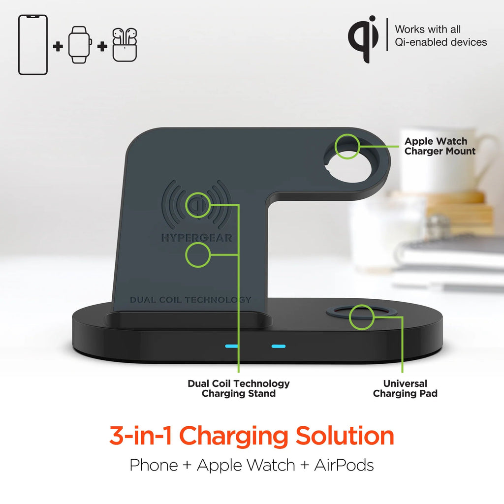 3-In-1 Wireless Charging Dock