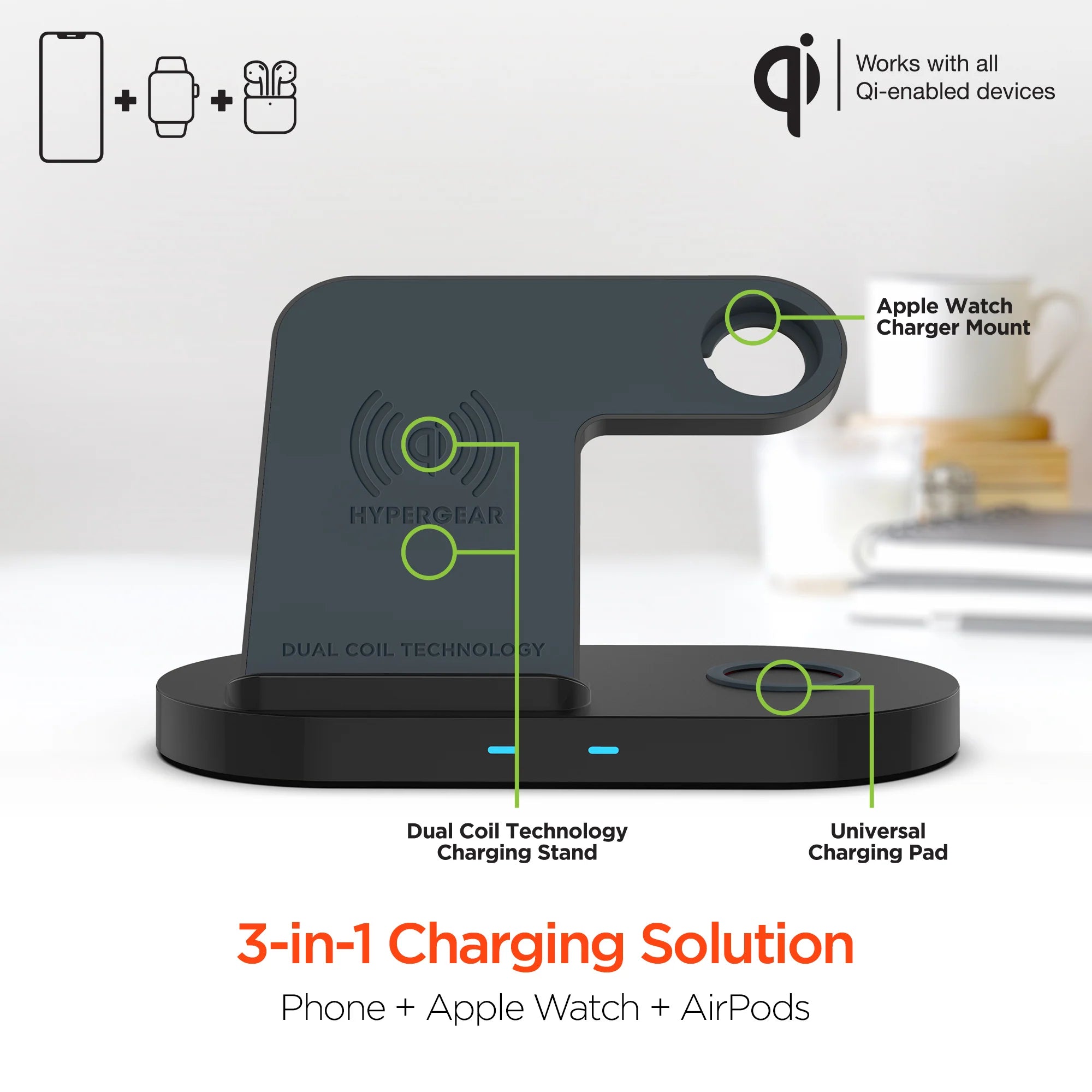 3-In-1 Wireless Charging Dock