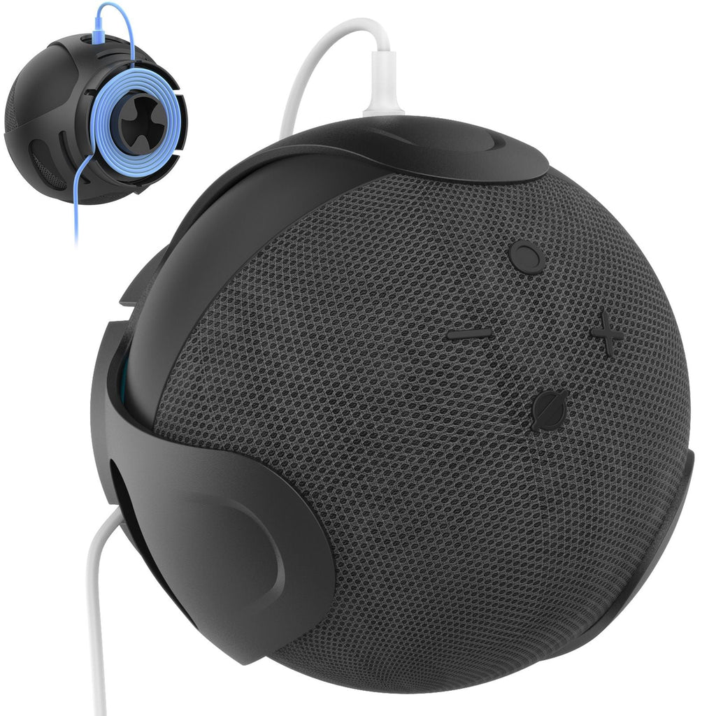 Echo Dot 4 speaker bracket Echo dot 5 wall storage bracket ABS plastic Echo 4 and 5 generation bottom