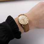 Herbelin Inspiration Ladies Suede Gold Watch