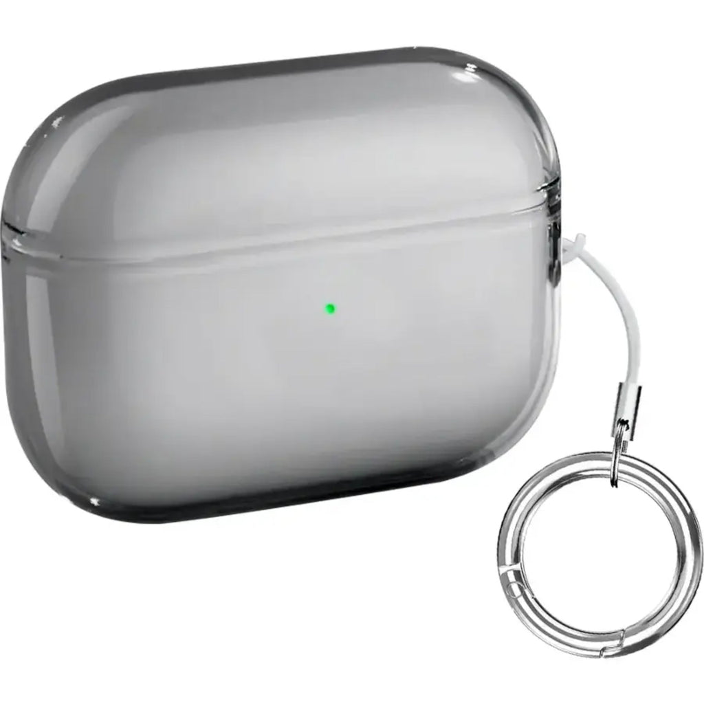SAHARA - Hybrid Flex Series Case for Apple AirPods Pro (2nd Generation) - Transparent Black