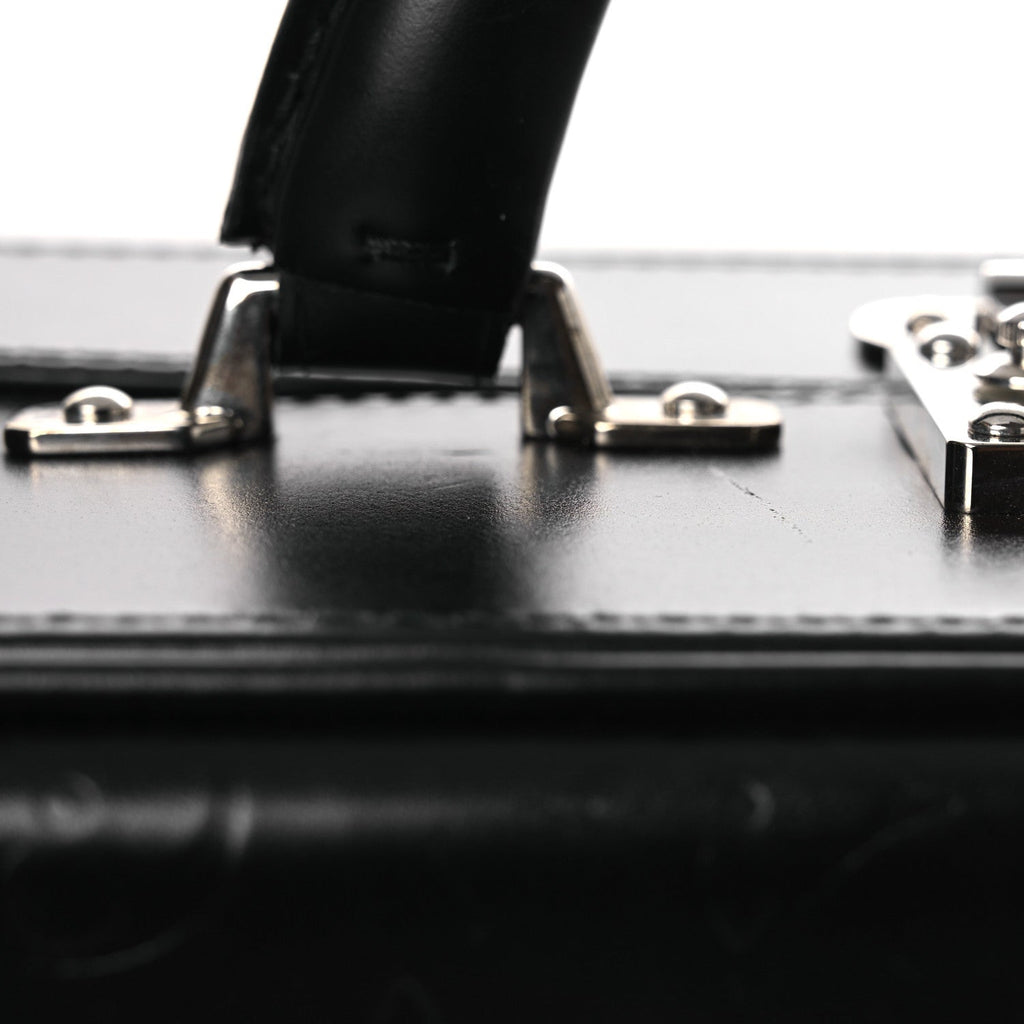 Monogram Glace Valisette MM Black