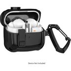 SAHARA - Raider Series Heavy Duty-Case for Samsung Galaxy Buds3 and Buds3 Pro Headphones - Scorpion Black