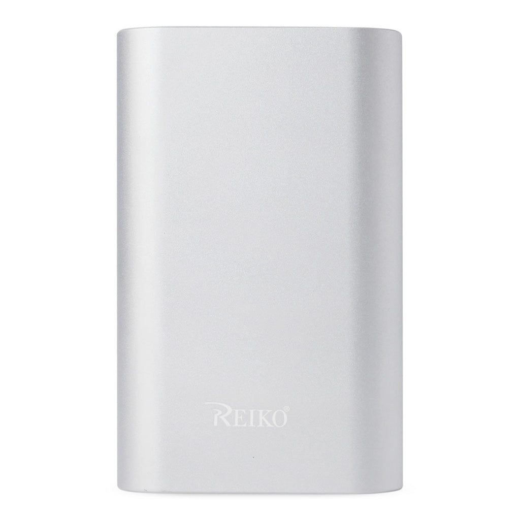 Reiko 2A5V 6800Mah Universal Power Bank With Two Usb-A Ports And One Usb-C In Silver