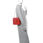 Calfskin Serpenti Forever Shoulder Bag Red