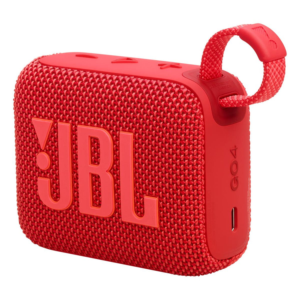 JBL Go 4 Ultra Portable Bluetooth Speaker Bundle with gSport Case (Red)