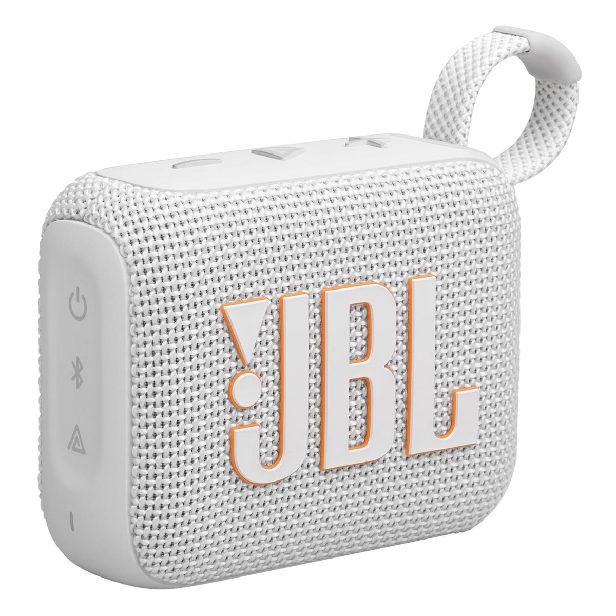 JBL Go 4 Ultra Portable Bluetooth Speaker Bundle with gSport Silicone Sleeve (White)