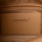Calfskin Quilted Small Maxi Hobo Beige