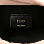Soft Nappa Logo Small Drawstring Pouch Bag Rosa Quarzo Black
