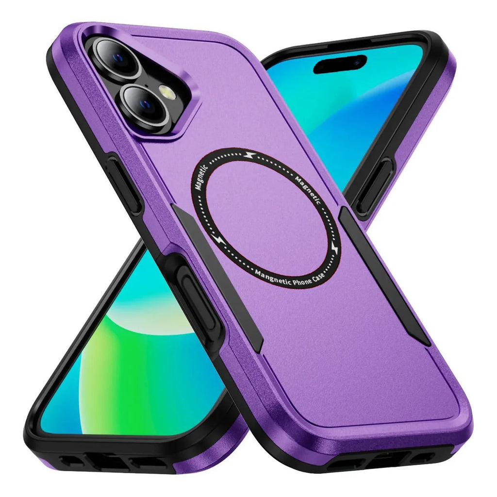 Entronix [Magnetic] Case Compatible with iPhone 16 - Soft-Touch Dual-Layer Sleek Cover